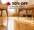 Protetor de Silicone para Pés de Cadeira Decaza - Compre 8 Leve 16