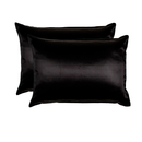 04 Fronhas De Cetim Anti Frizz (02 Pares) 70cm X 50cm Diversas Cores