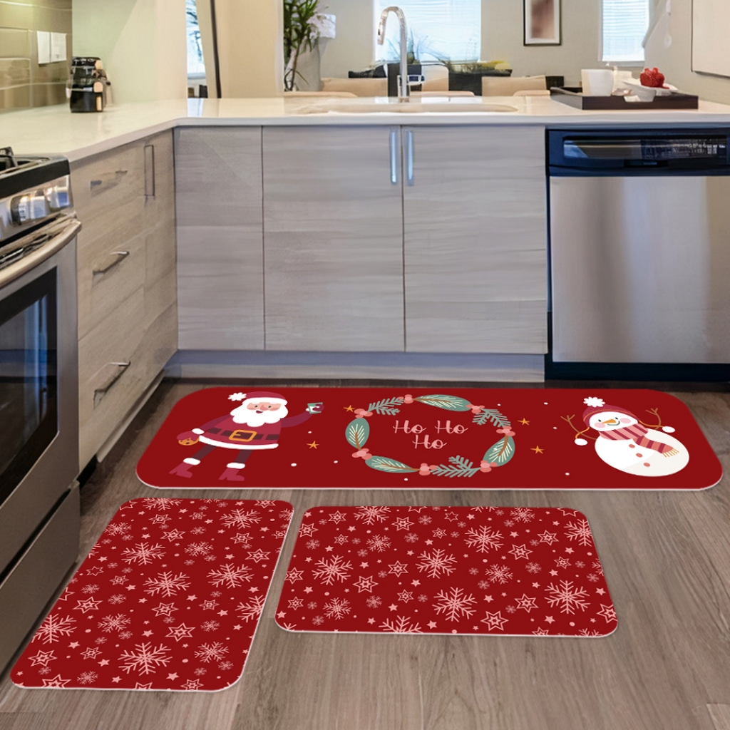 Tapetes de Cozinha 3 Peças COLEÇÃO DE NATAL! - ENVIO RÁPIDO!