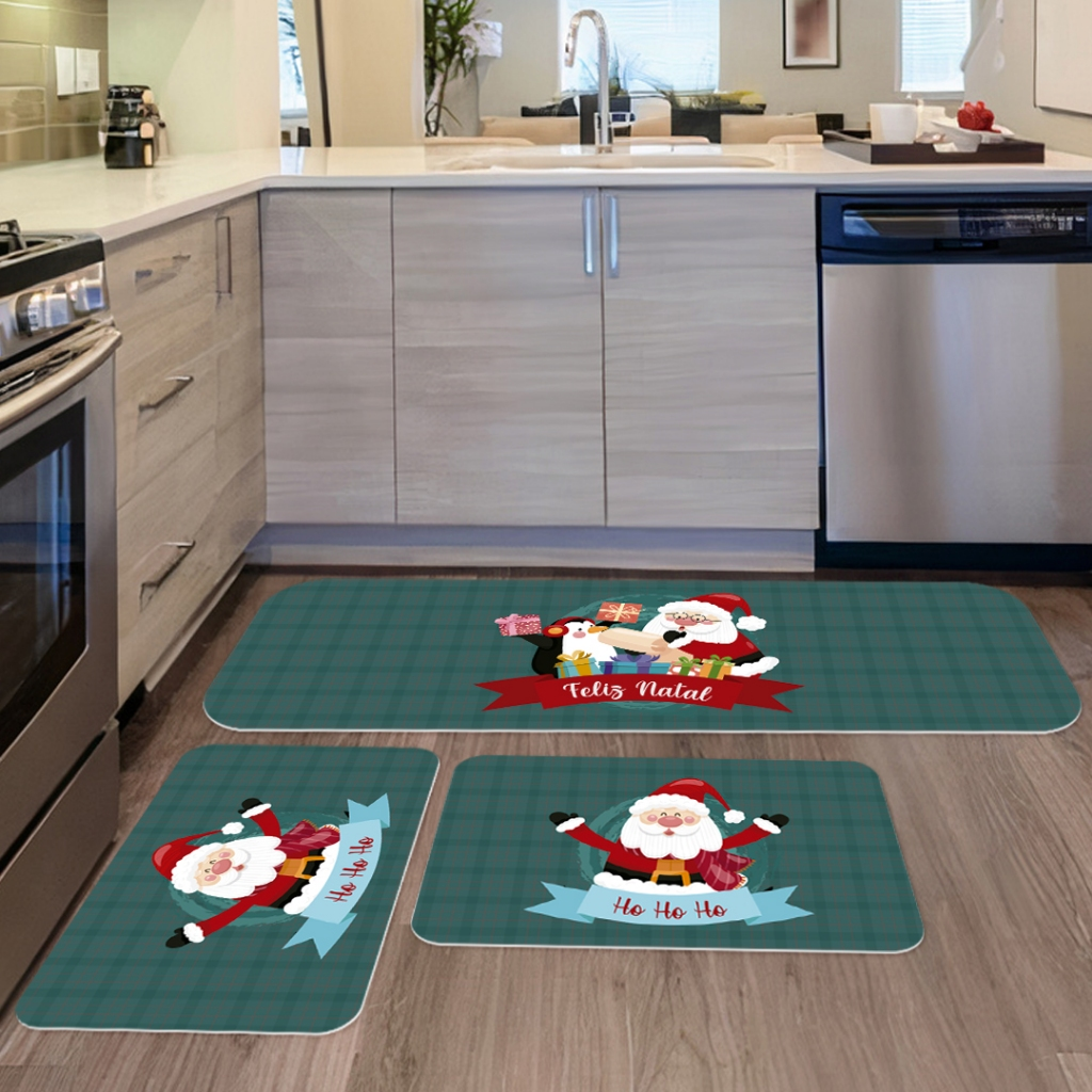 Tapetes de Cozinha 3 Peças COLEÇÃO DE NATAL! - ENVIO RÁPIDO!