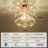 Luminária De Teto Cristal Simplicidade Moderna