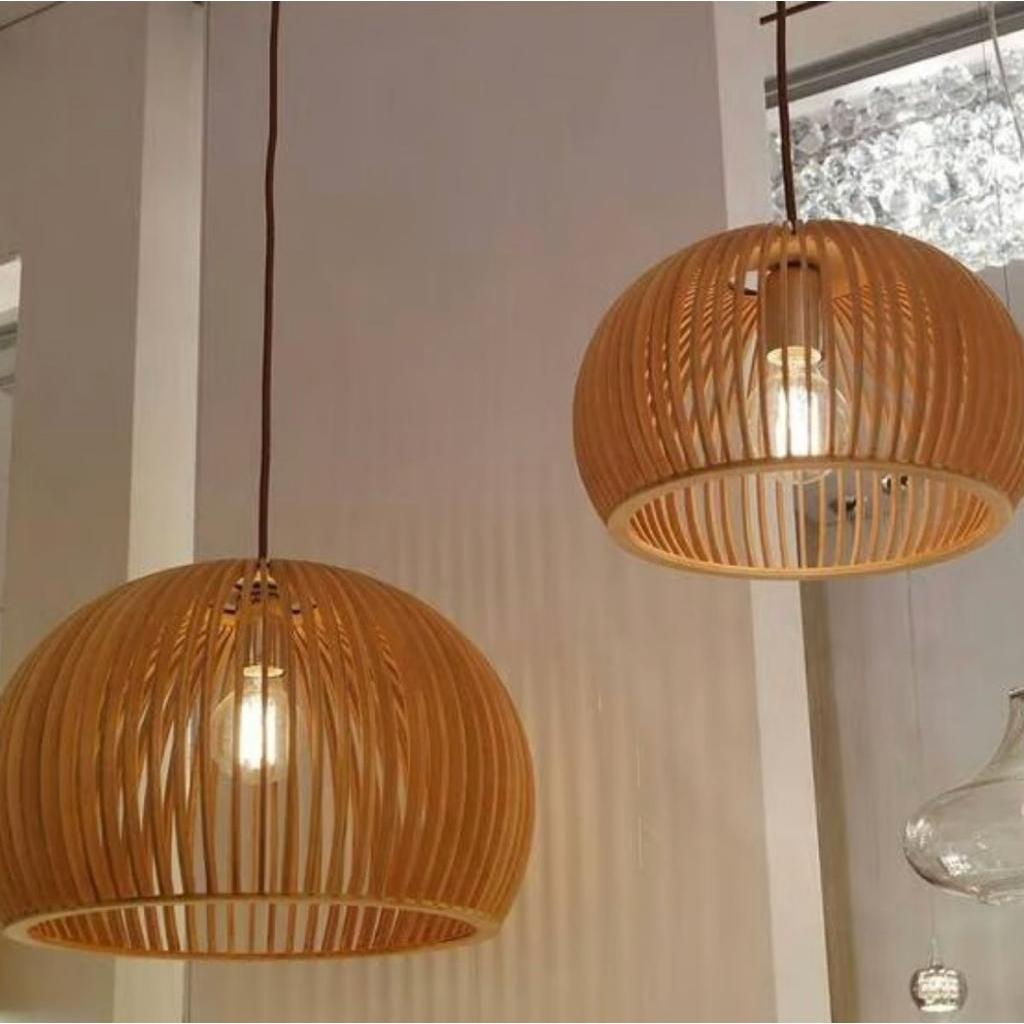3 Pendente Grande Luminária Decoração Ambientes Externos e Internos