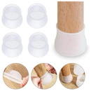 Kit 24/20/16/12 Protetor Silicone Pé de Mesa e Cadeira Proteger o piso