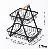 Fruteira De Mesa Multiuso Frutas Luxo Premium