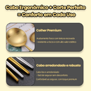 AICOOL 24 Jogo De Talheres Inoxidável 416 Suprimentos De Cozinha Talheres de Dourados Talheres