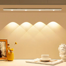 Luzes De Armário LED Ultra-Finas Sem Fio Magnéticas Multi-Funcionais Ajustáveis De 3 Cores Sensor Lâmpada -F9