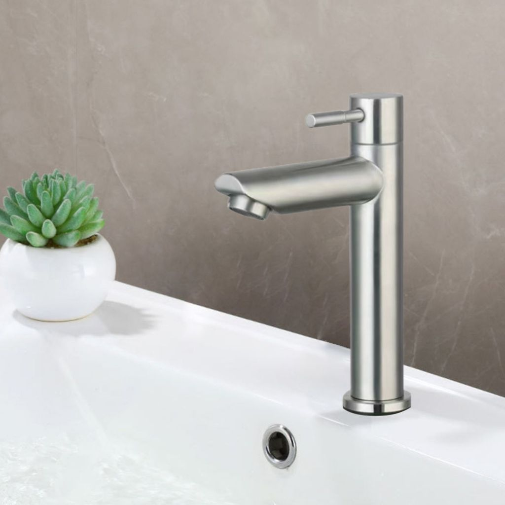Torneira Banheiro Inox Premium Bancada Moderna