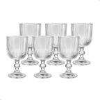 Jogo Taça de Vidro Grossa Grafiato 380 ML